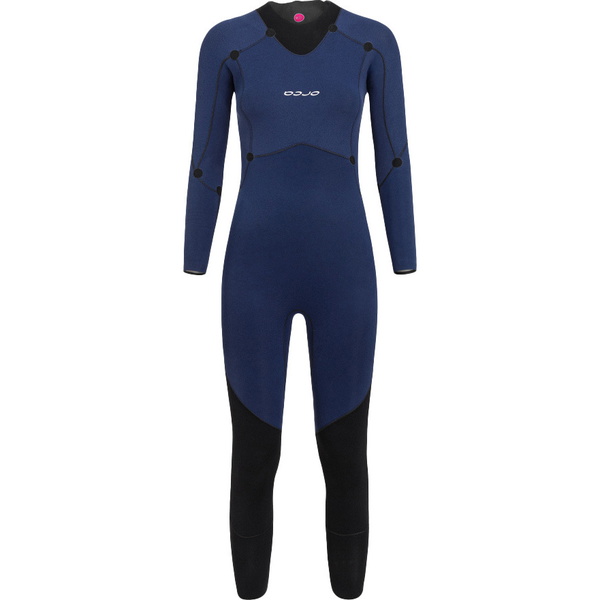 2026 Orca Dames Zeal Perform Rug Ritssluiting Open Water Swim Wetsuit NN6F4601 - Black